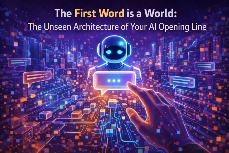 The First Word is a World: The Unseen Architecture of Your AI Opening Line